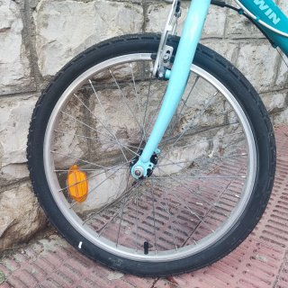 Bicicleta infantil B'TWIN azul 6-10 años