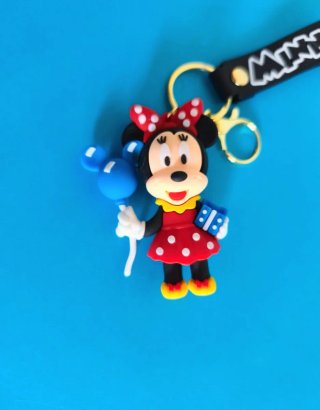 Portachiavi Minnie con Palloncino e Laccetto