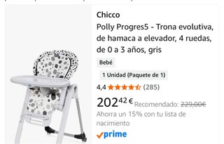 Trona Chicco Polly Progress 5