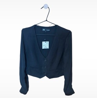 Blazer Zara Negro Talla M