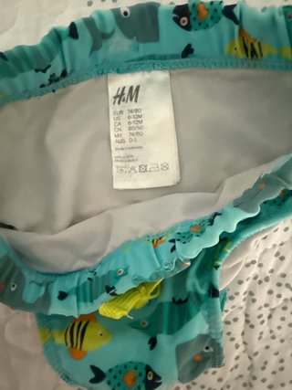 2 bañadores pañal + 1 bañador normal