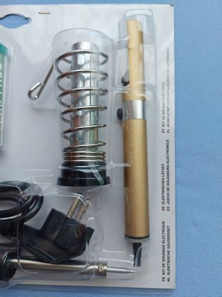 Soldador Velleman NUEVO 25W + Accesorios