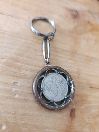 Llavero Moneda Rey Juan Carlos I 1980