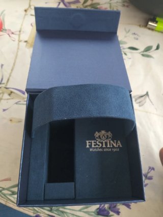 Caja de reloj Festina azul