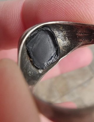 ANILLO DE SELLO CON ONYX NEGRO, UNISEX