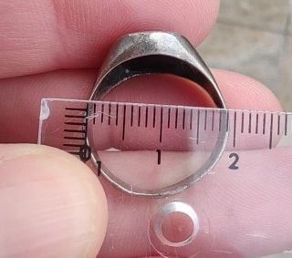 ANILLO DE SELLO CON ONYX NEGRO, UNISEX
