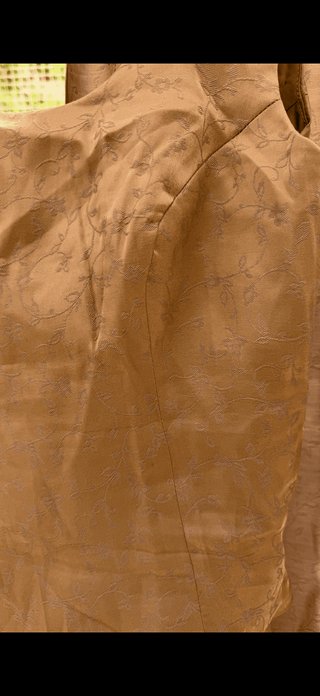 Vestido de fiesta marrón
