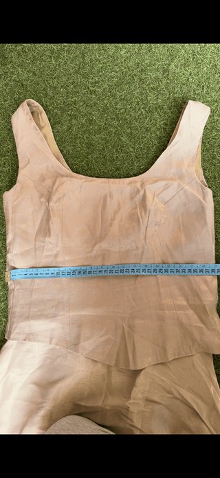 Vestido de fiesta marrón
