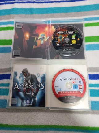 Juego assasins y minecraft