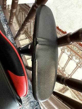 Escritorio y Silla Gaming Negro y Rojo
