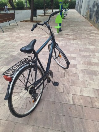 Bicicleta Urbana Negra Talla L