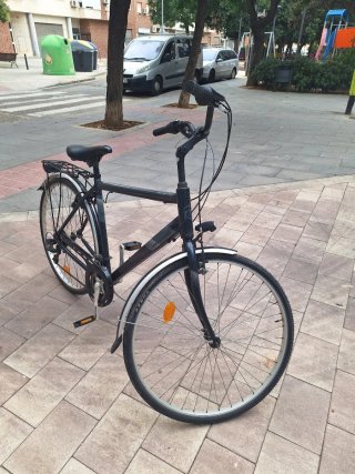 Bicicleta Urbana Negra Talla L