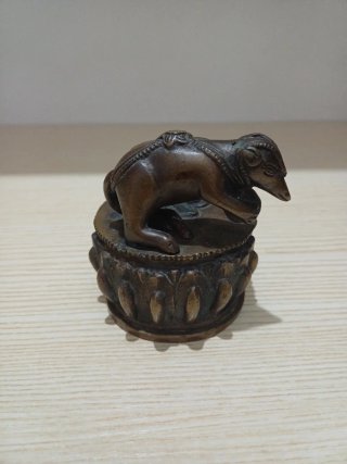 Bruciatore incenso asiatico ottone