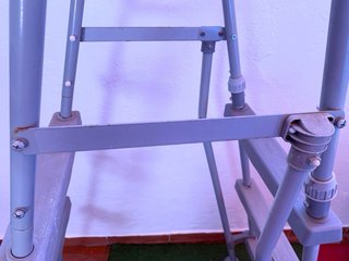 Escalera Piscina Desmontable Metal/Plástico