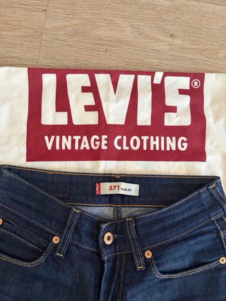 Levi's 571 Slim Fit Blu Scuro w27
