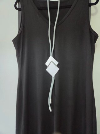 Collar largo Ash Diamond Bezoar Concept nuevo