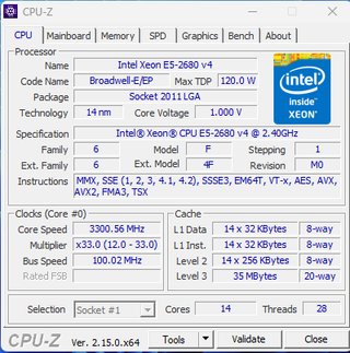 PC Gaming Intel Xeon 14 Núcleos RX 470