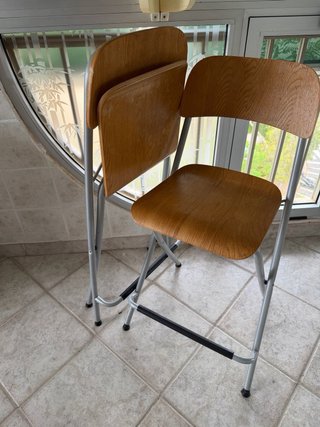 2 Taburetes Franklin Madera Ikea