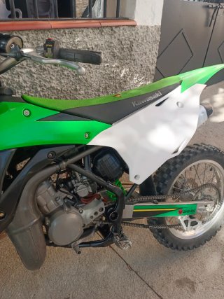 Kawasaki 85 KX Motocross 2016 Verde/Blanco