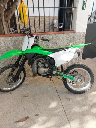 Kawasaki 85 KX Motocross 2016 Verde/Blanco
