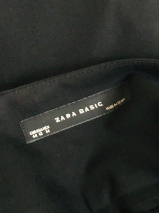 Falda Zara Talla 44 Negra