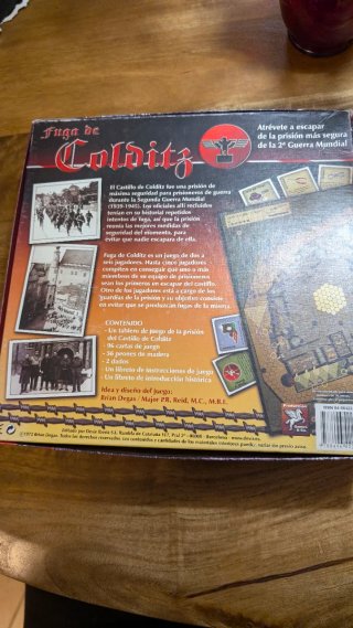 Juego de mesa Fuga de Colditz