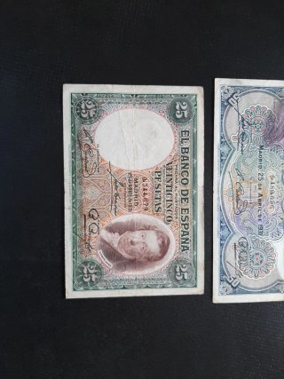 BILLETES ESPAÑOLES DE 1931