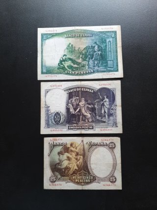 BILLETES ESPAÑOLES DE 1931
