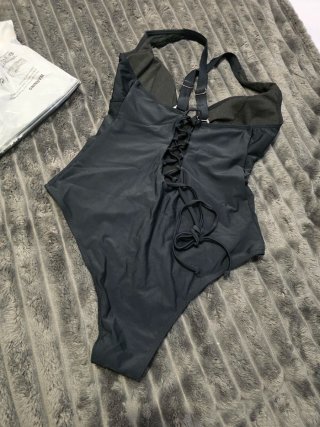 Traje  de baño una pieza negro