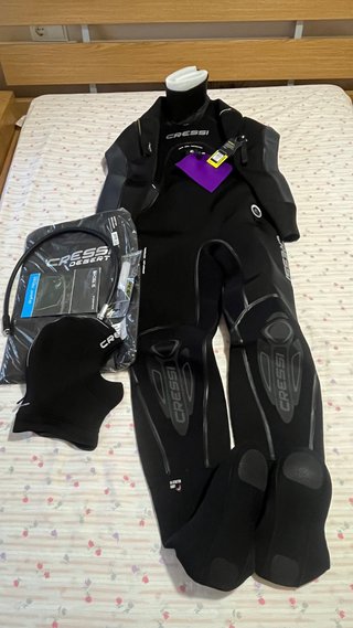 Traje Seco Buceo Cressi Desert Man 4mm L