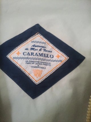 Chaqueta Caramelo Azul Caballero