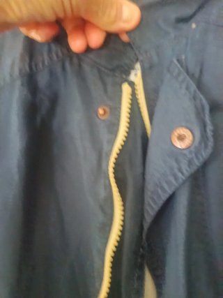 Chaqueta Caramelo Azul Caballero