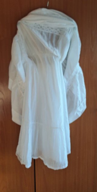 Vestido blanco Bershka talla XS