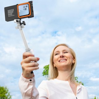 Caja impermeable para móvil+palo selfie universal