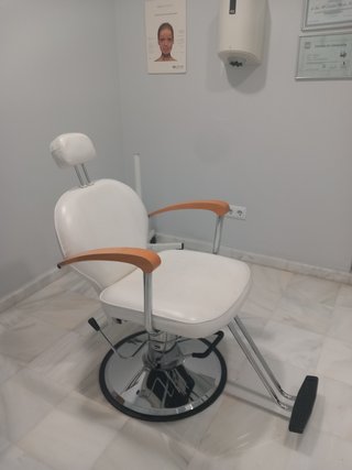 Sillón Estética y Peluquería Blanco