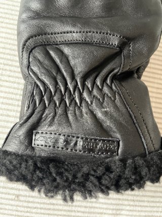 Guantes Ixon Heritage Negros Piel Forro Polar