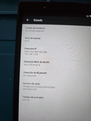 Tablet Lenovo Negra