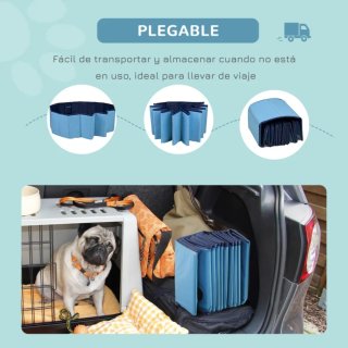 Piscina para perros plegable
