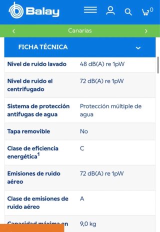 Lavadora Balay Autodosificación 9 kg