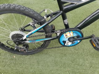 Bicicleta niño Free Rider 20 Negra/Blanca