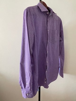 Camisa Hackett London Morado Cuadros