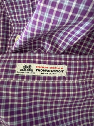 Camisa Hackett London Morado Cuadros