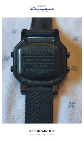 Reloj Nixon Negro Hombre