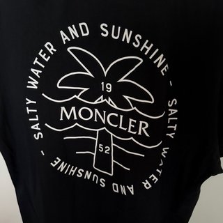Camiseta Moncler Negra Talla XL
