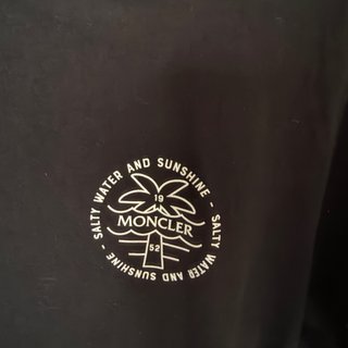 Camiseta Moncler Negra Talla XL