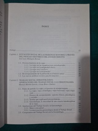 Trabajo Social en Gerontología