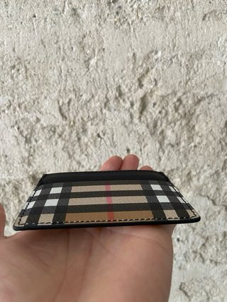 Portafoglio porta carte Burberry check classic