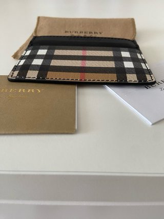 Portafoglio porta carte Burberry check classic