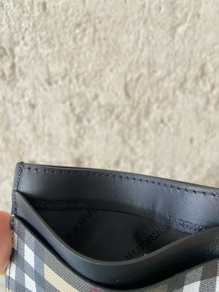 Portafoglio porta carte Burberry check classic