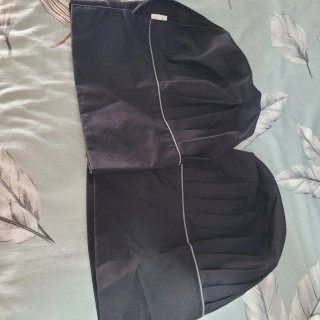 2 Gorros Cocinero Negros con Velcro